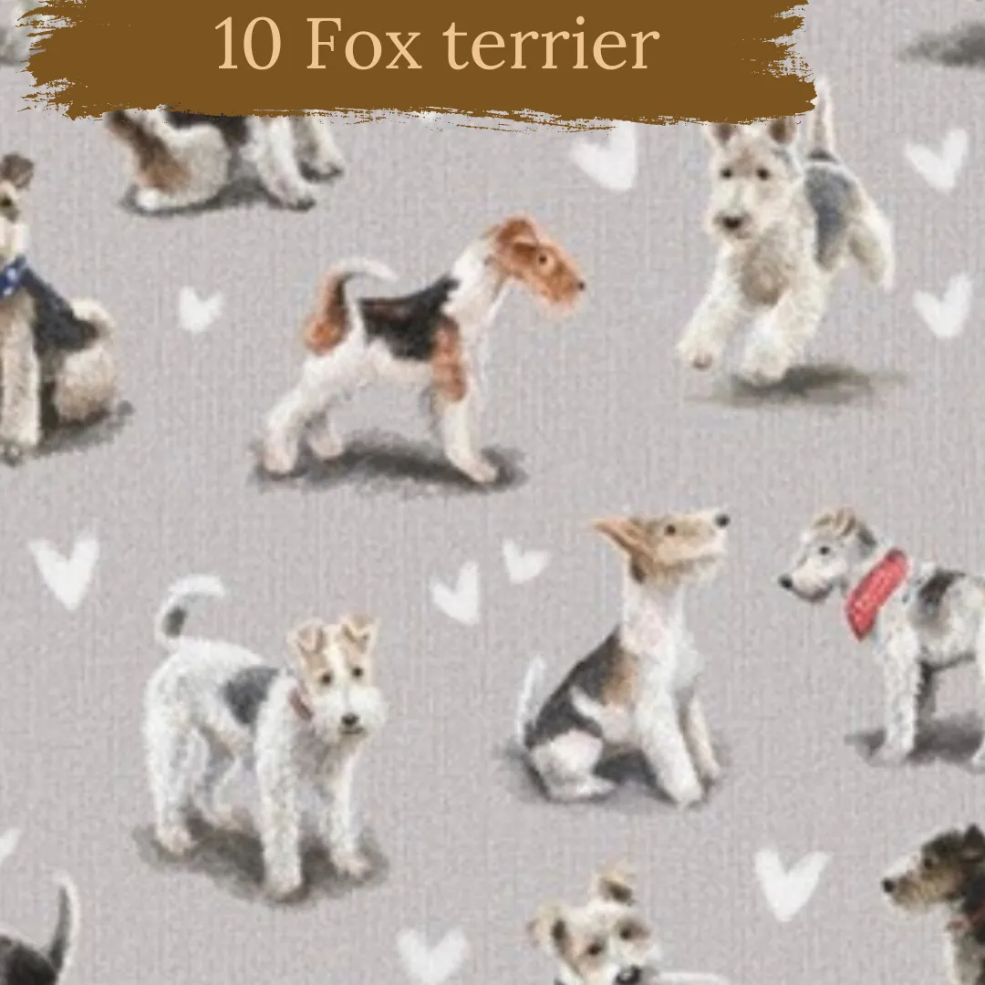 Dog Breeds short cuffed Romper 0-4 years