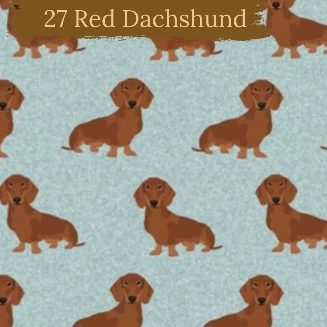 Dog Breeds short cuffed Romper 0-4 years