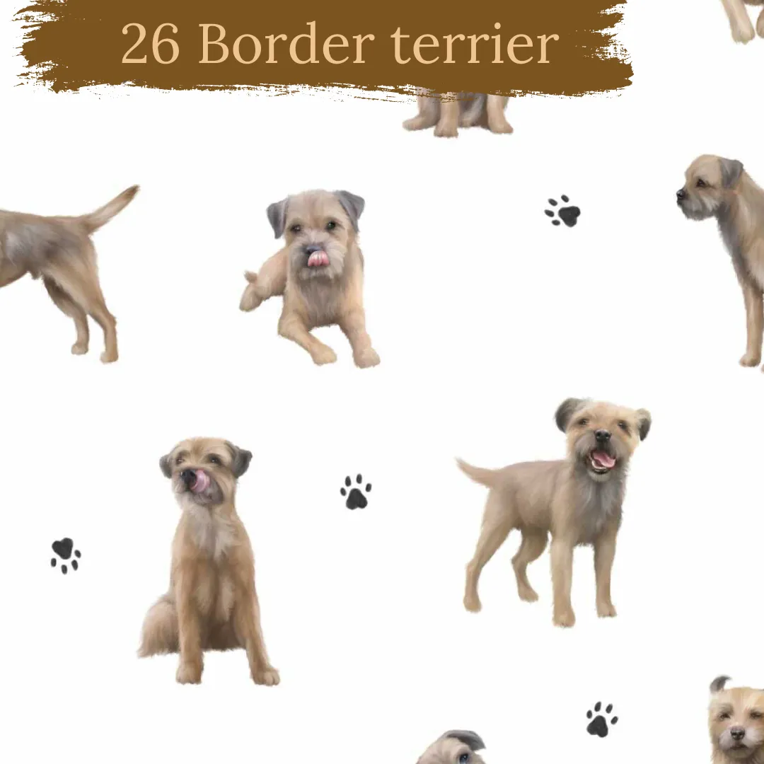 Dog Breeds short cuffed Romper 0-4 years