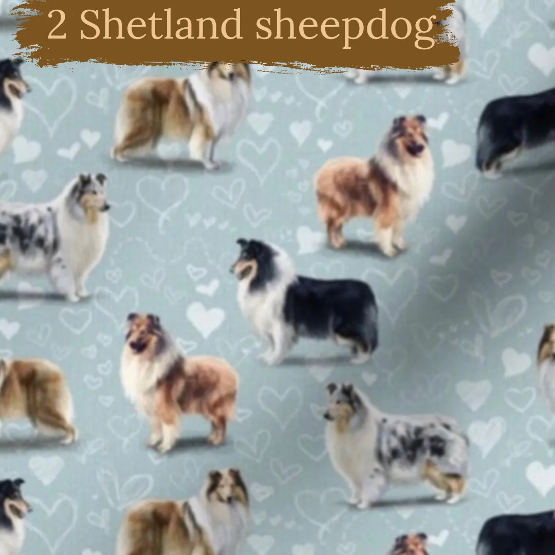 Dog Breeds short cuffed Romper 0-4 years