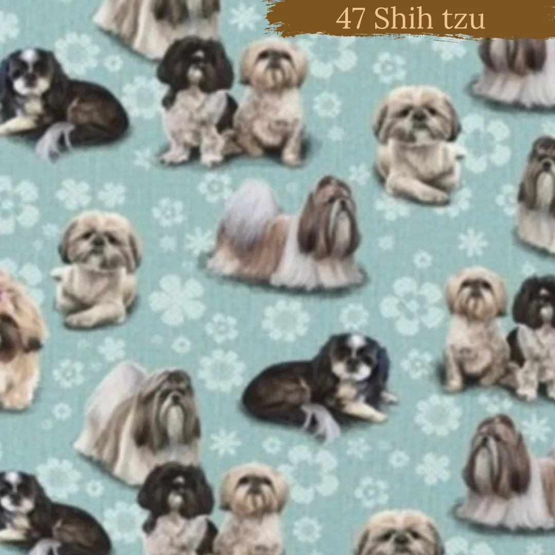Dog Breeds short cuffed Romper 0-4 years