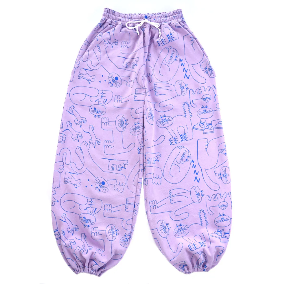 Dora Lilac Organic Joggers - MADE TO ORDER