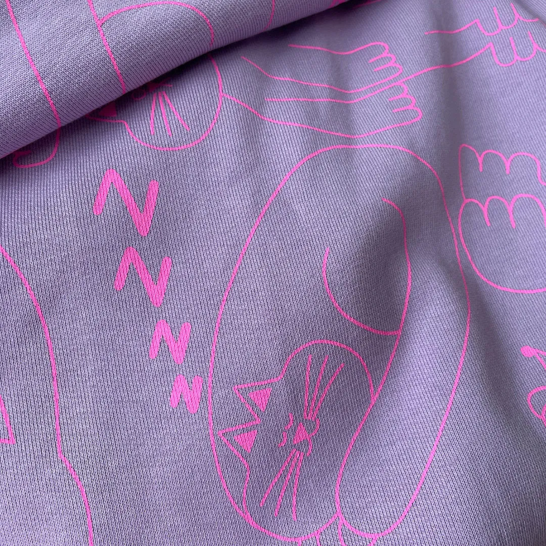 Dora Lilac Organic Joggers - MADE TO ORDER