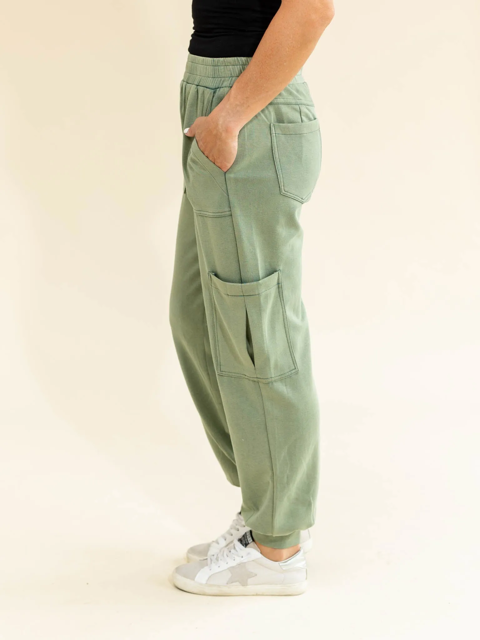 DoubleLUXE Mineral Wash Cargo Jogger