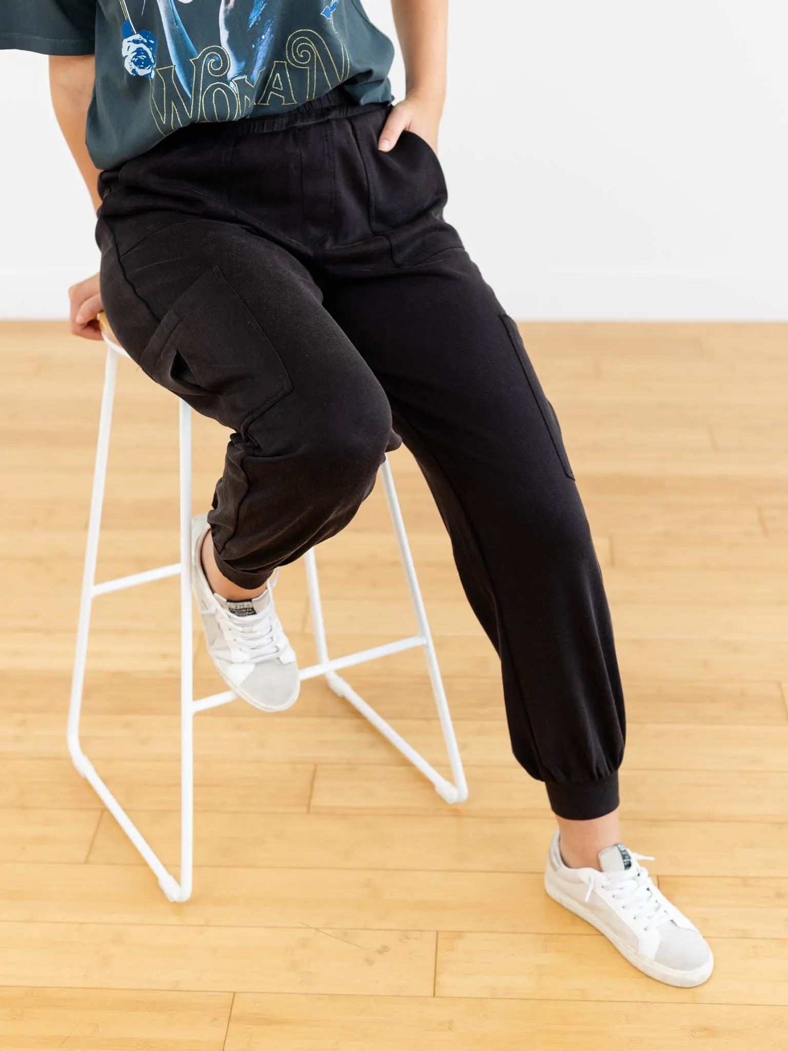 DoubleLUXE Mineral Wash Cargo Jogger