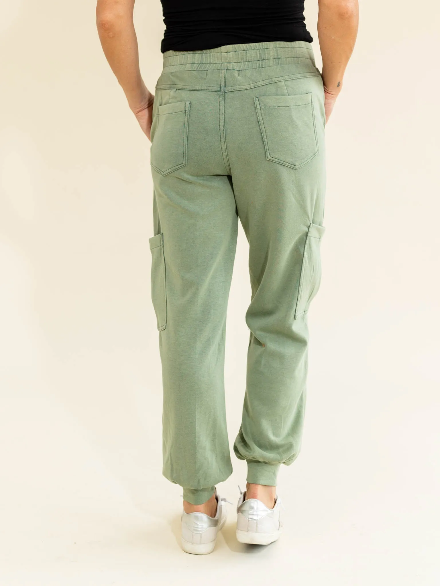 DoubleLUXE Mineral Wash Cargo Jogger