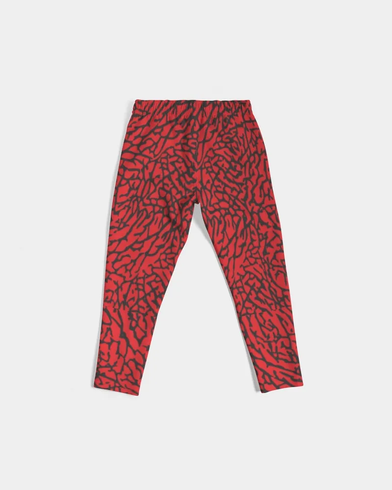 Exclusive "Elephant Print (Red)" Men's Joggers