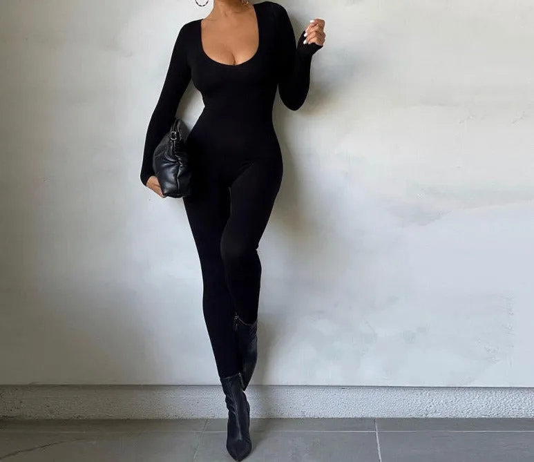 Fall Winter Long Sleeve Sexy Rompers