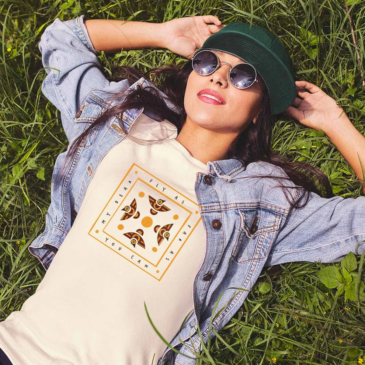 Fly Far | Printed T shirt
