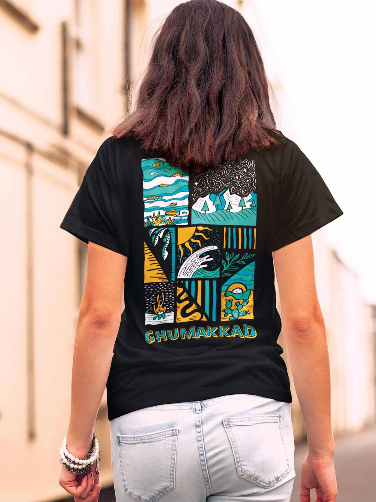 Ghumakkad | Backprint T shirt