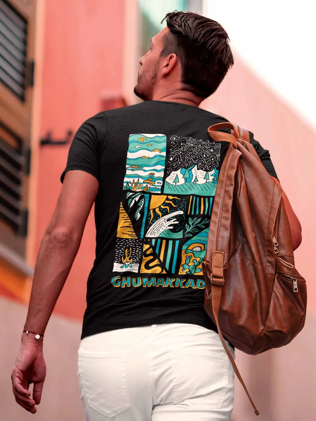 Ghumakkad | Backprint T shirt
