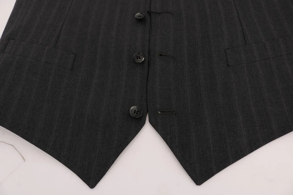 Gray STAFF Wool Stretch Vest