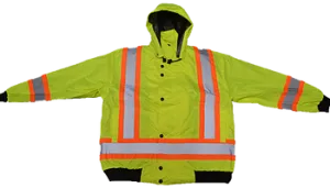 Hi - Visibility Traffic Bomber Jacket - 6in1