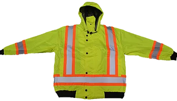 Hi - Visibility Traffic Bomber Jacket - 6in1