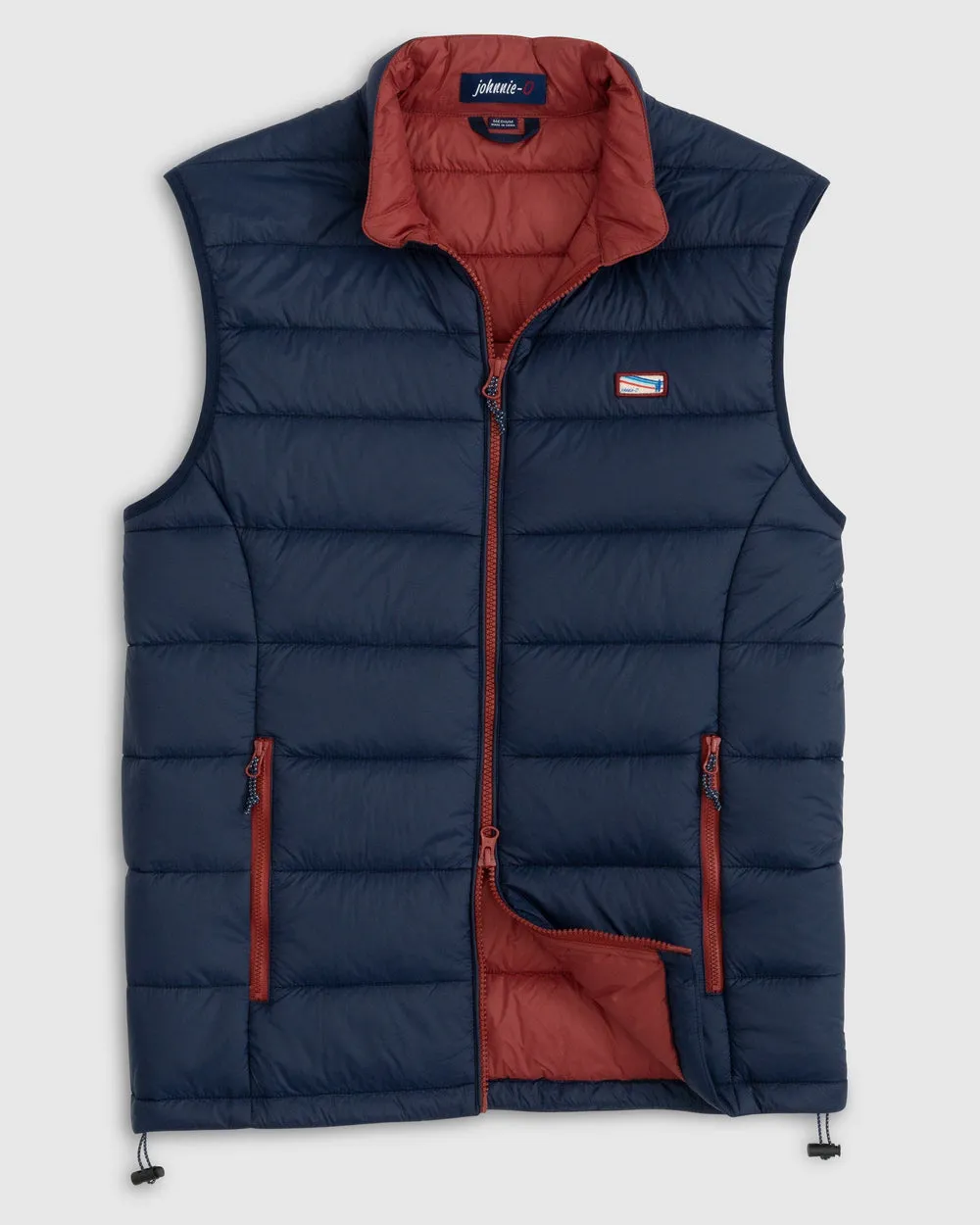 Hudson Quilted Vest in Wake