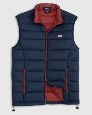 Hudson Quilted Vest in Wake