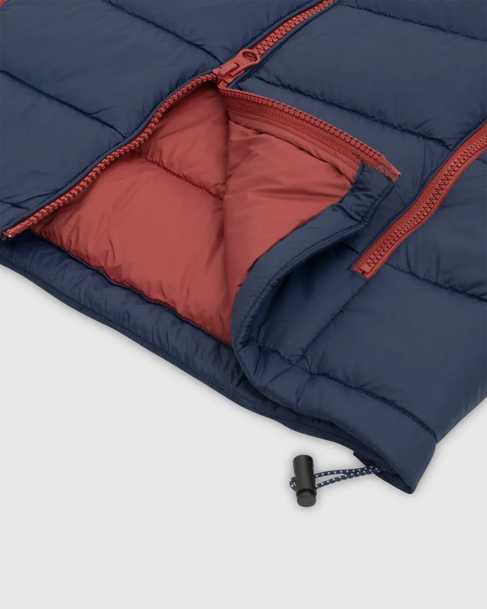 Hudson Quilted Vest in Wake