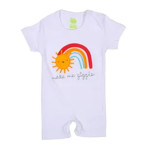 Infant Boys Knitted Rompers Make A Giggle - White | Bachaa Party Baby Clothes Rompers