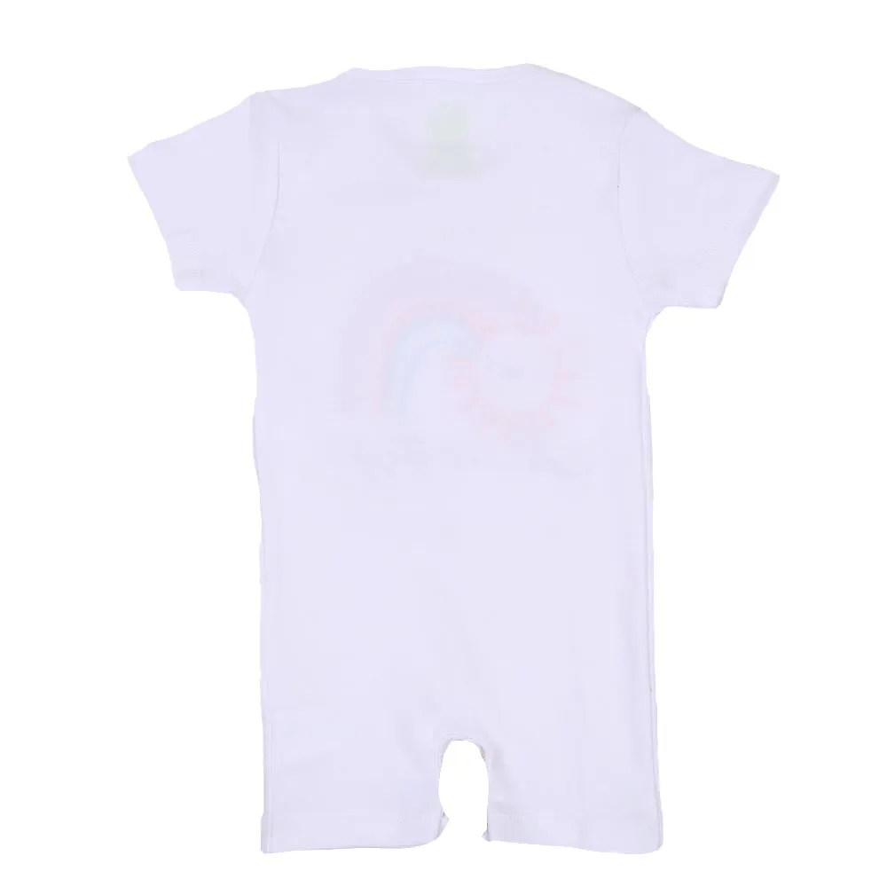 Infant Boys Knitted Rompers Make A Giggle - White | Bachaa Party Baby Clothes Rompers