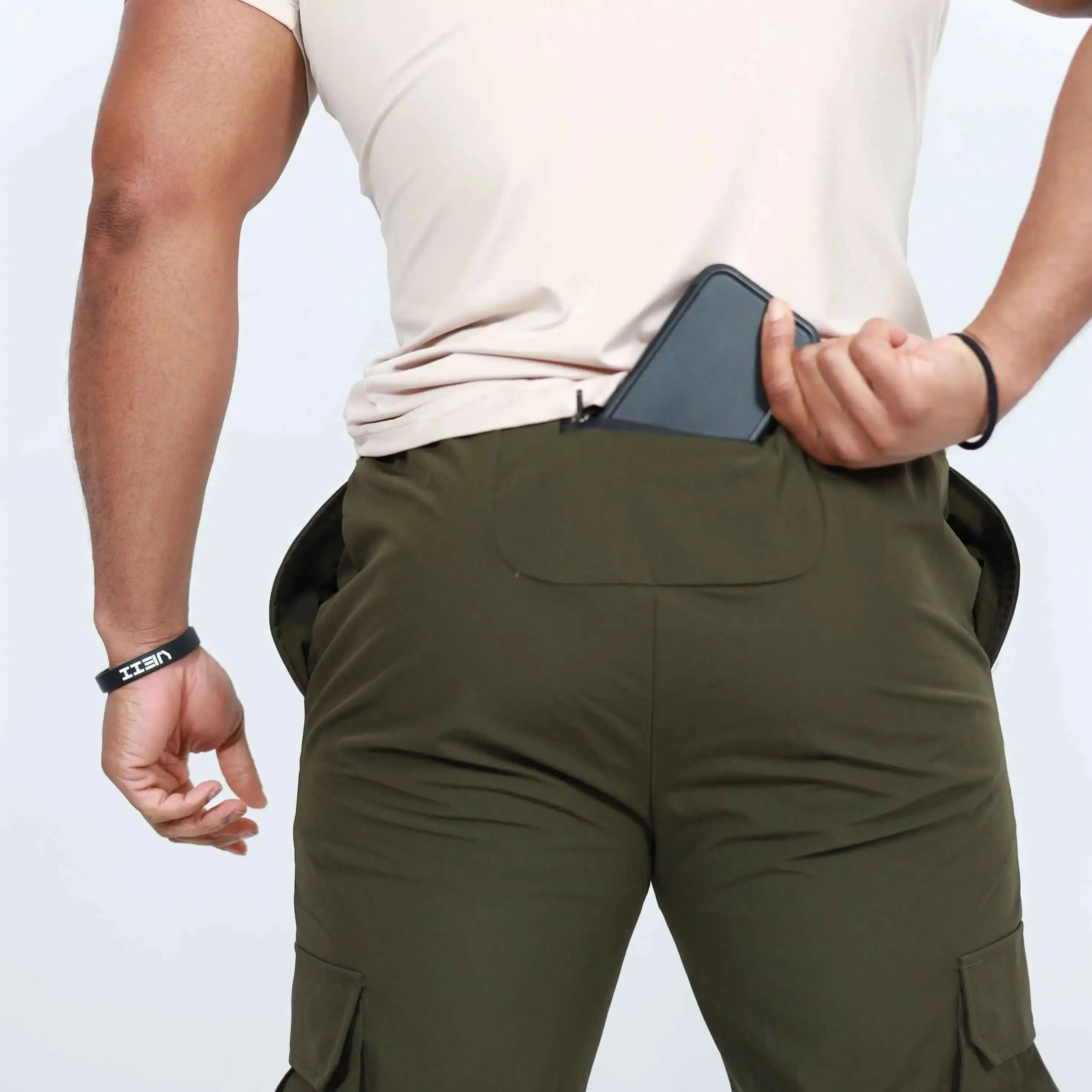 Infinity Cargo Joggers - Olive Green
