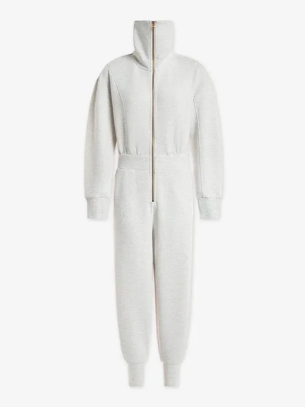 Ivory Marl Lydia Jumpsuit