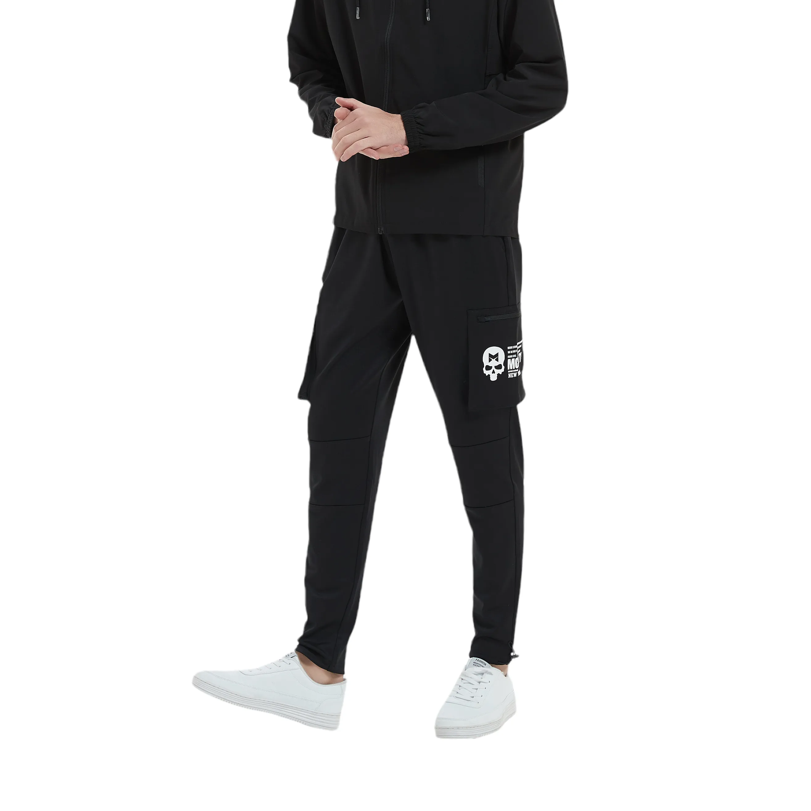 Jamaica Action Jogger w. Cargo Pocket in Black