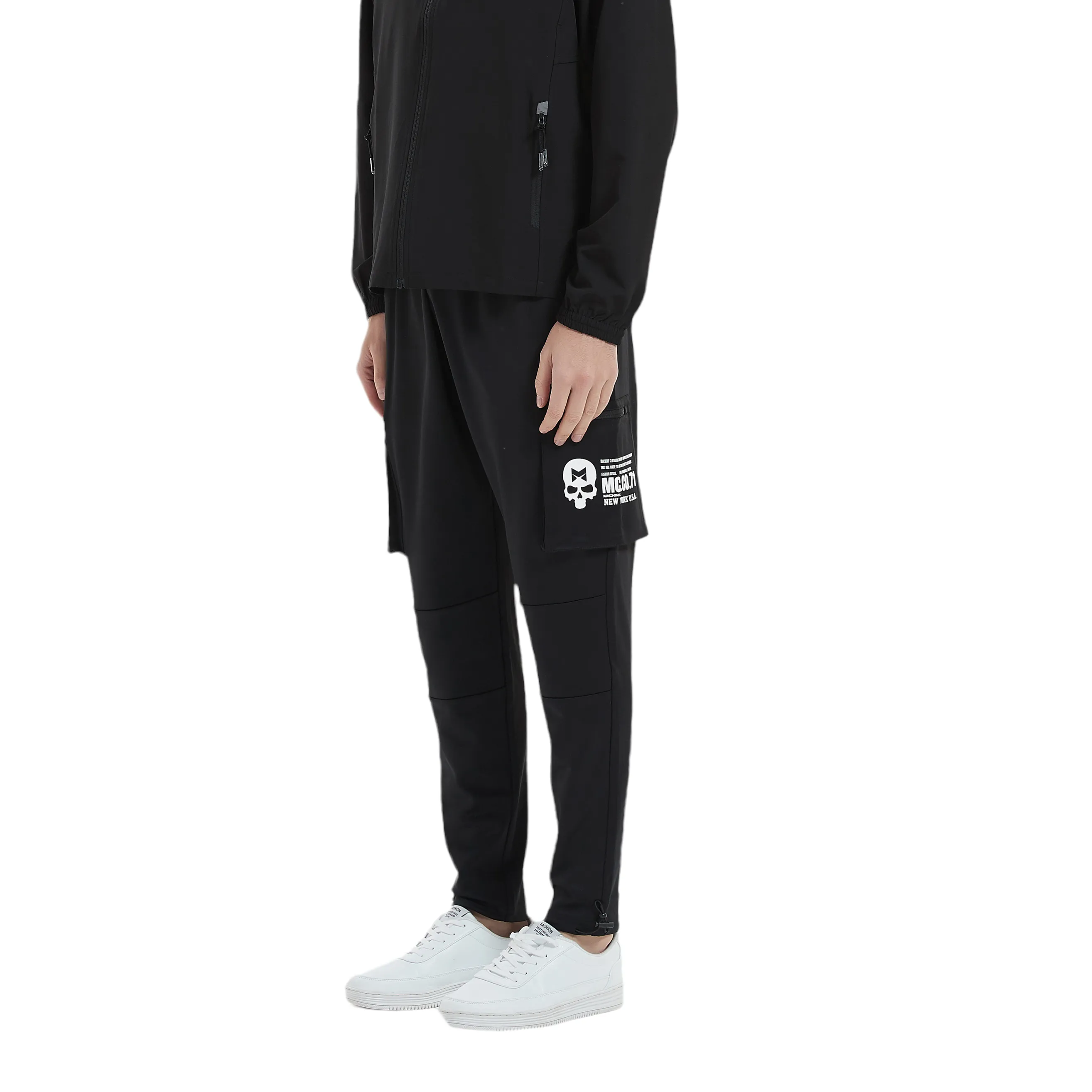Jamaica Action Jogger w. Cargo Pocket in Black