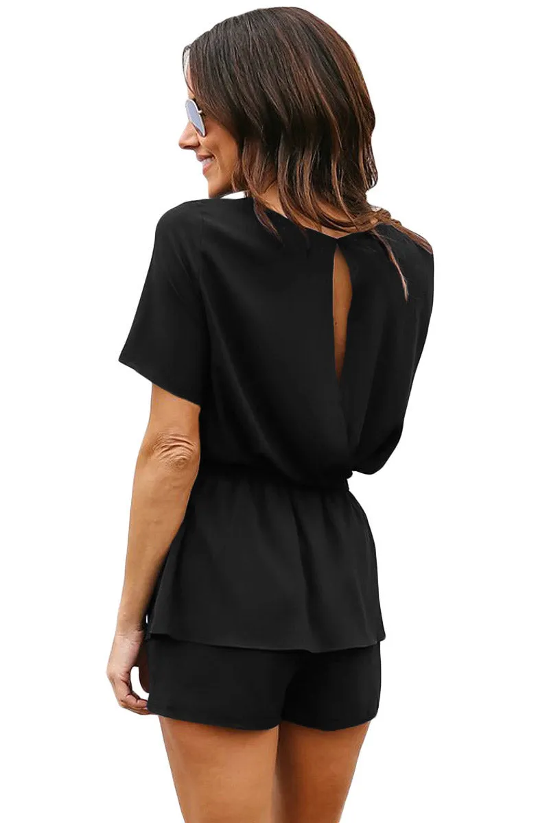 Janelle Peplum Romper