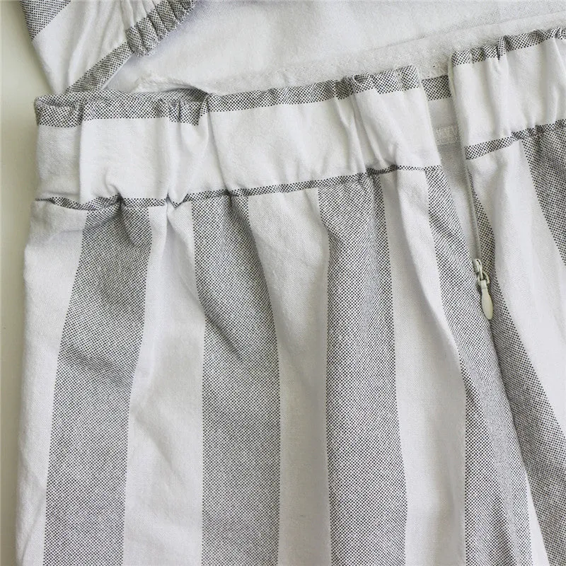 Jenna Striped  Romper