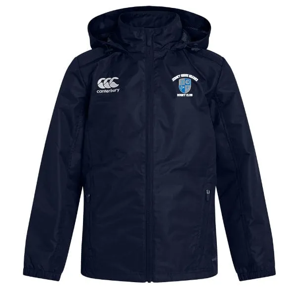 Jersey Shore Sharks Club Vaposhield Full Zip Rain Jacket by Canterbury