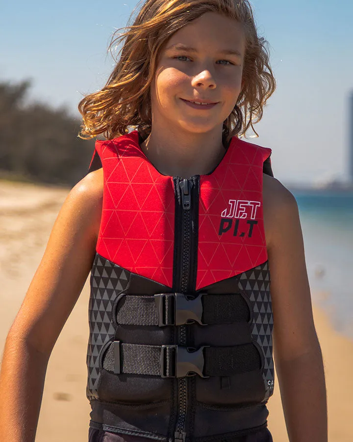Jetpilot The Cause Youth Neo Life Jacket - Red
