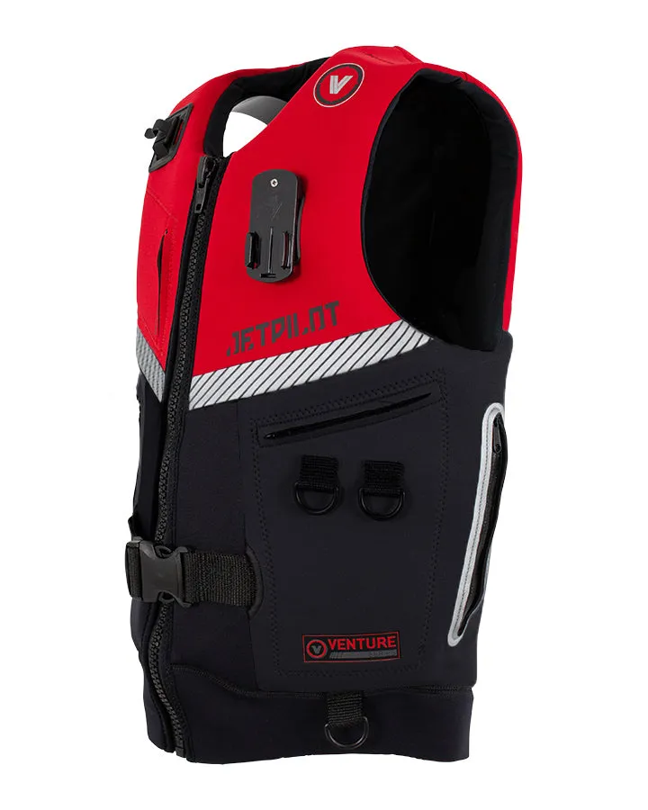 Jetpilot Venture Mens Neo Life Jacket - Black/Red