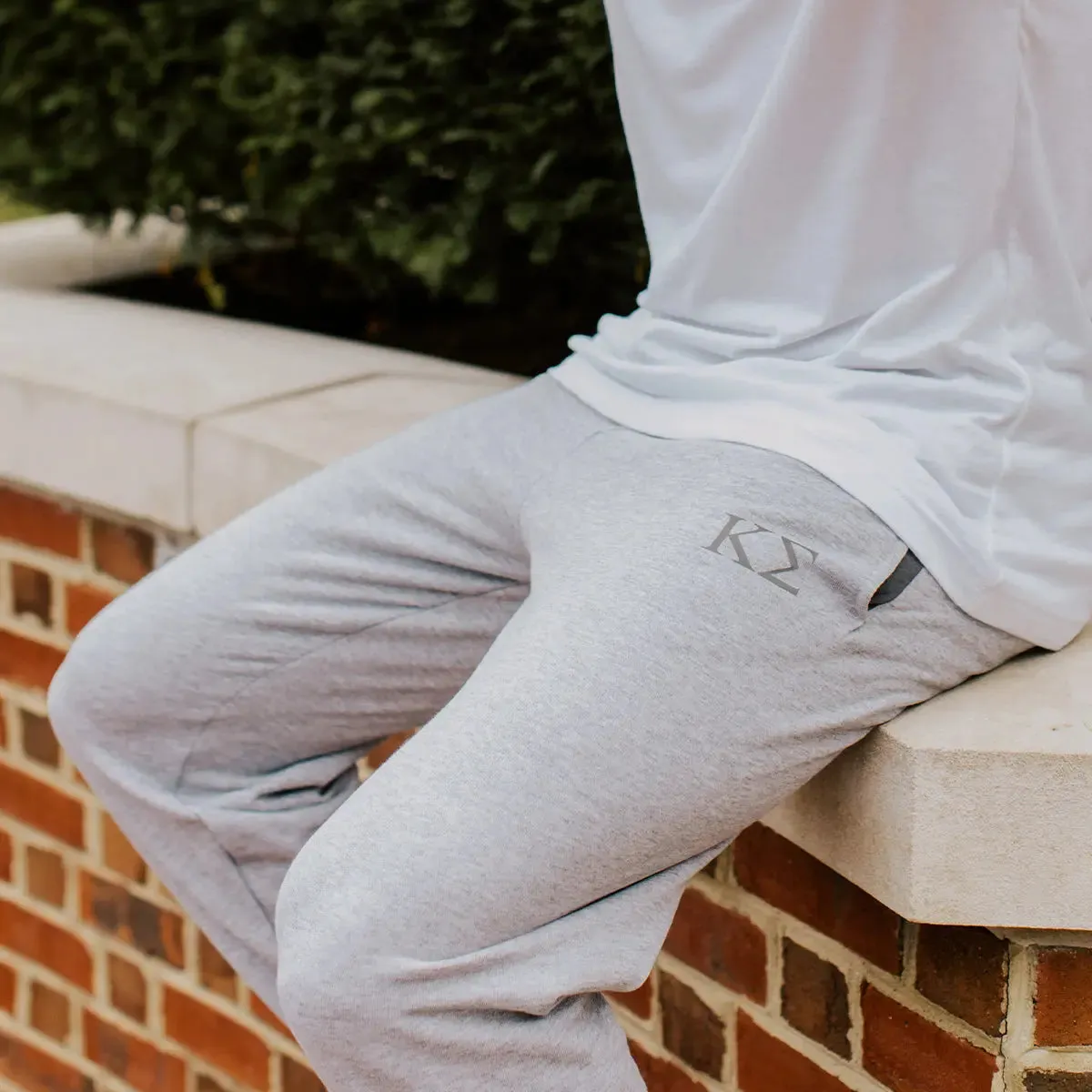Kappa Sig Heather Grey Contrast Joggers