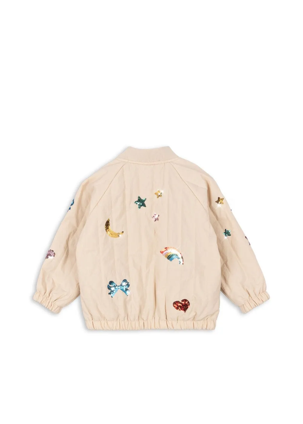 Konges Slojd Juno Sequin Bomber Jacket - Smoke Gray