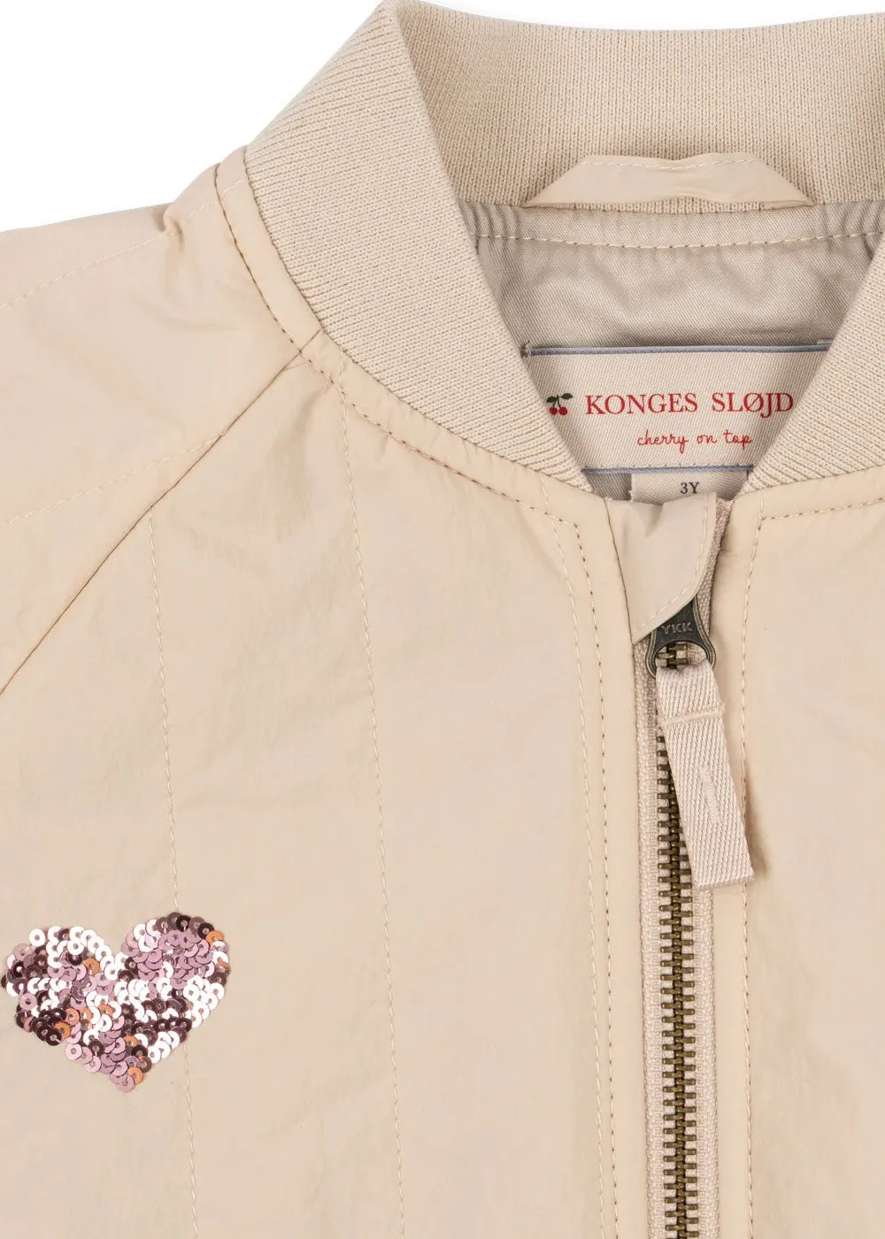 Konges Slojd Juno Sequin Bomber Jacket - Smoke Gray