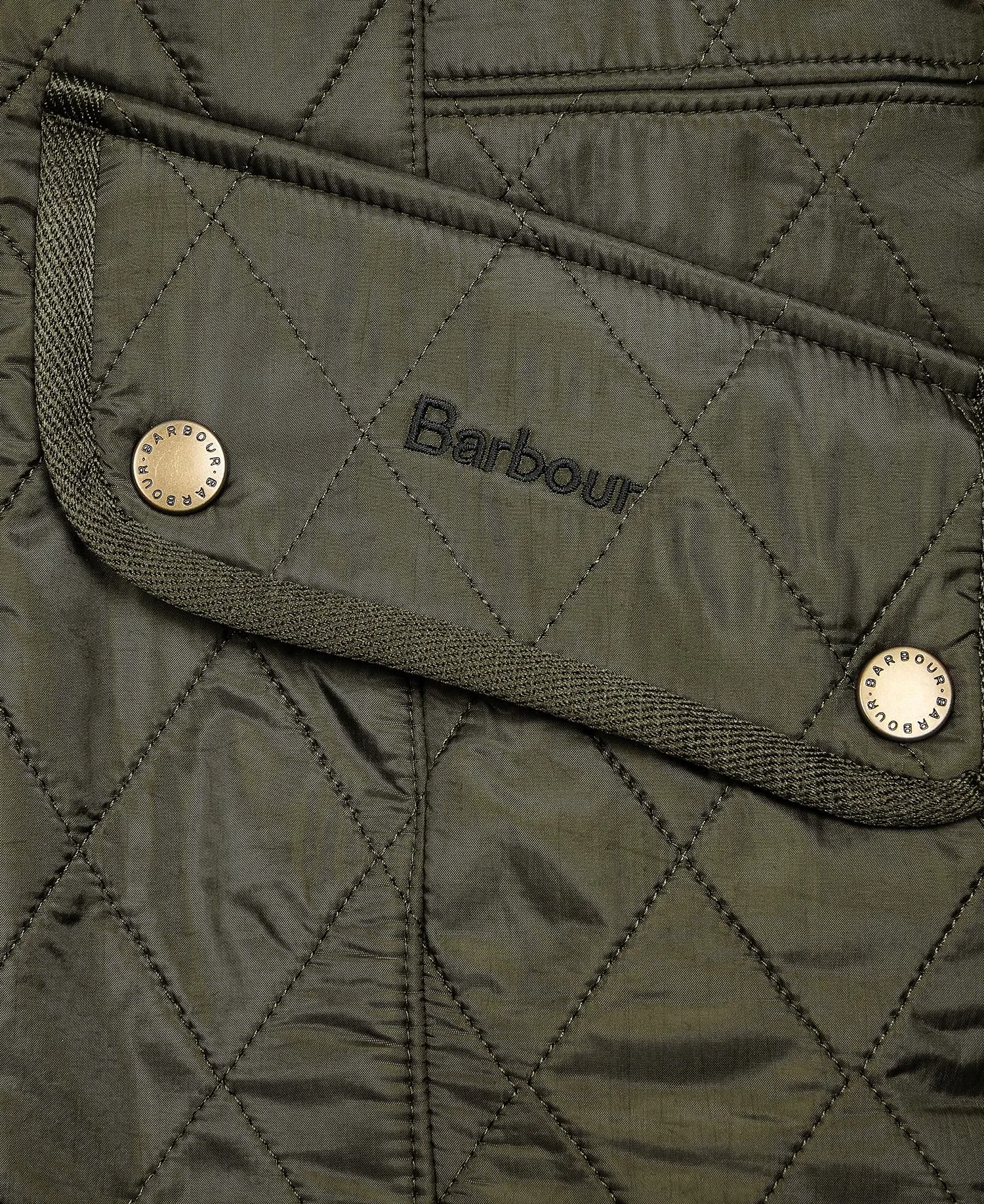 LADIESS BARBOUR POPPY GILET - OLIVE