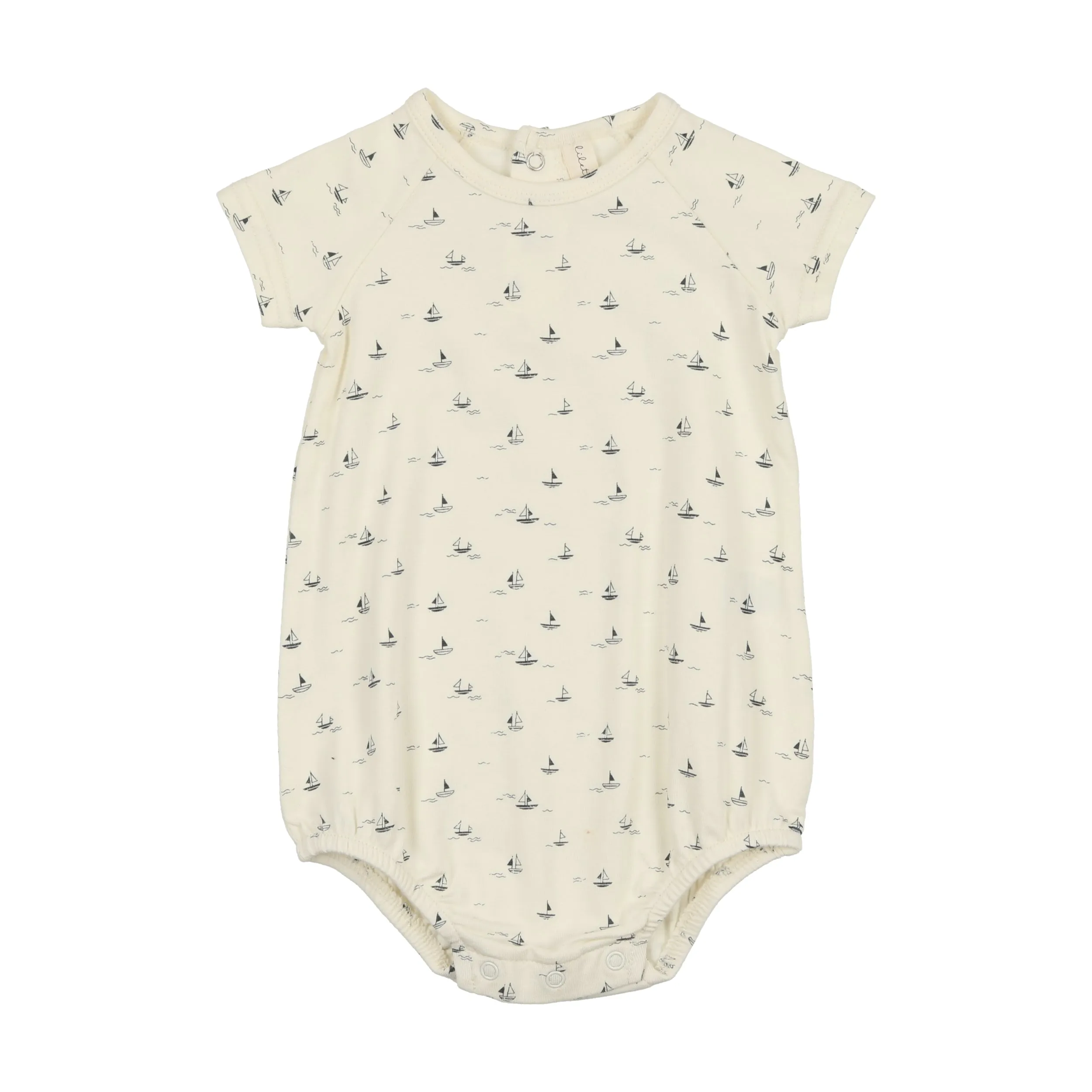 Lilette Nautical Romper - Cream