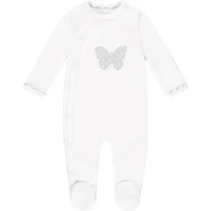 Lily Storytime Romper White & Grey