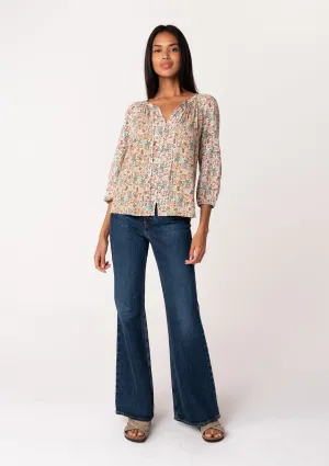 Lisbeth Button Front Blouse