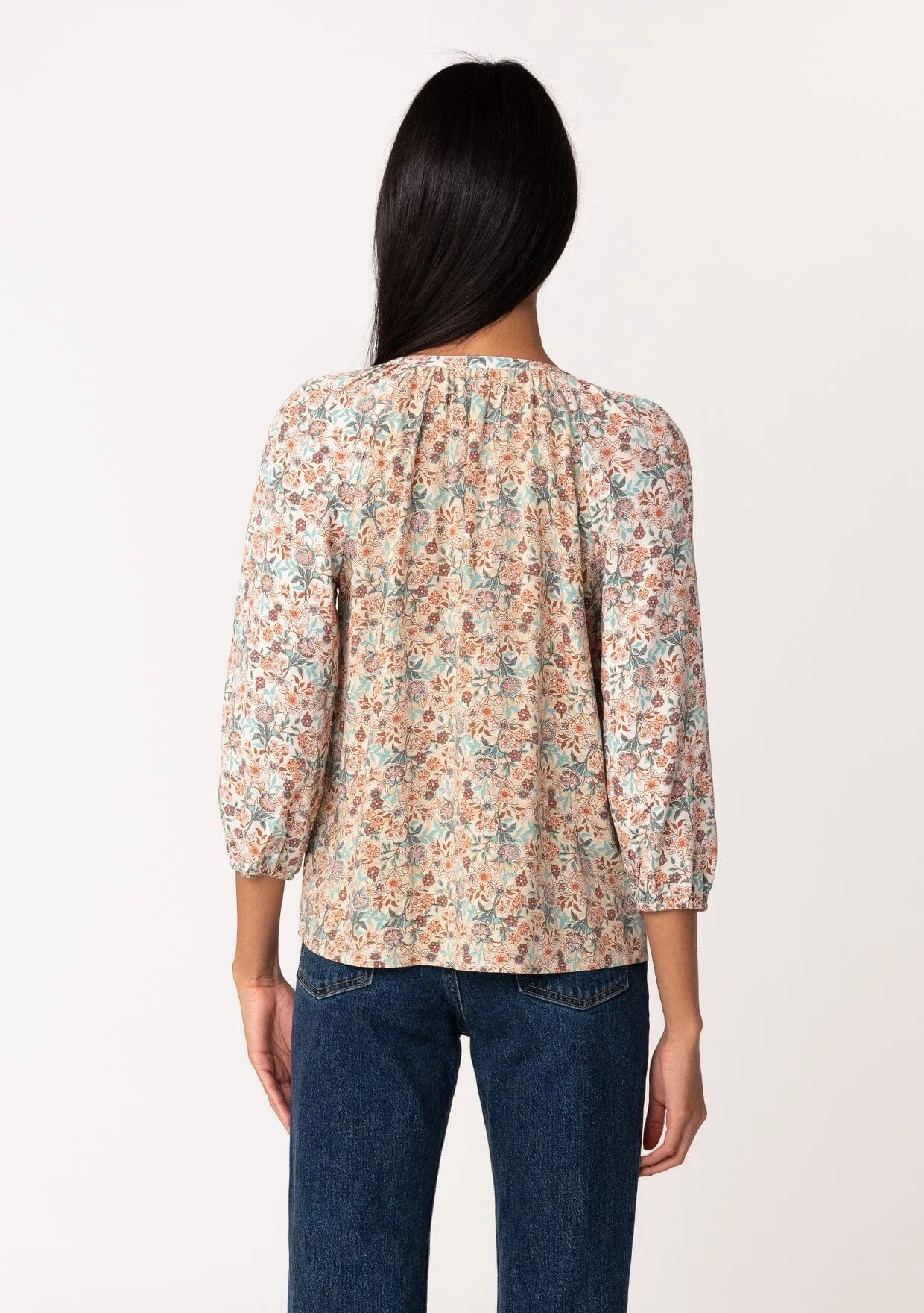 Lisbeth Button Front Blouse