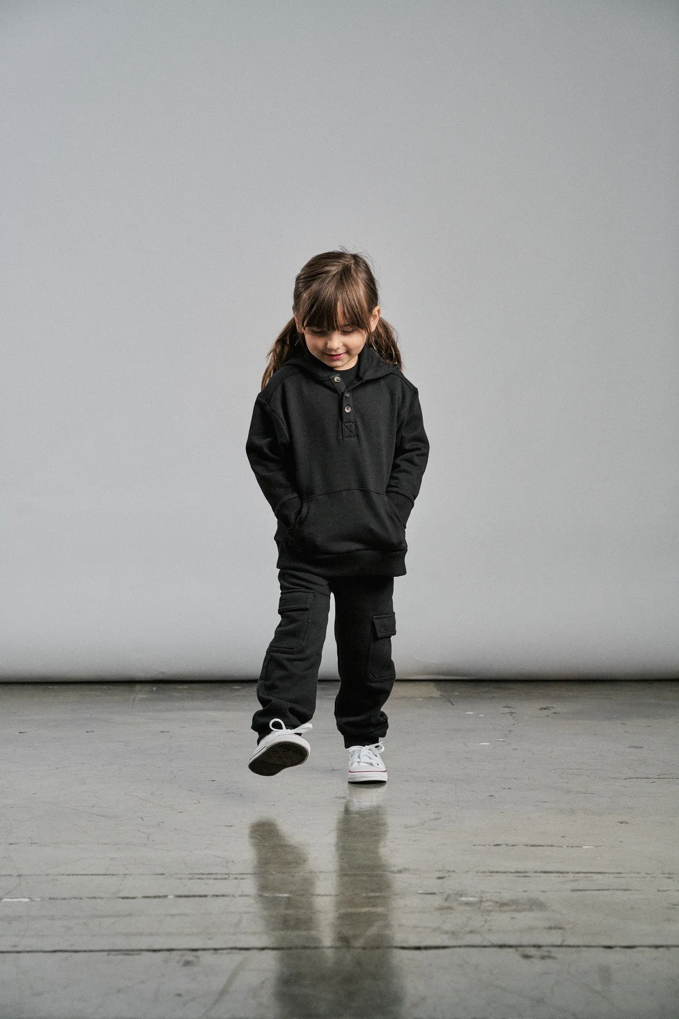 Little Bipsy Cargo Joggers - Black