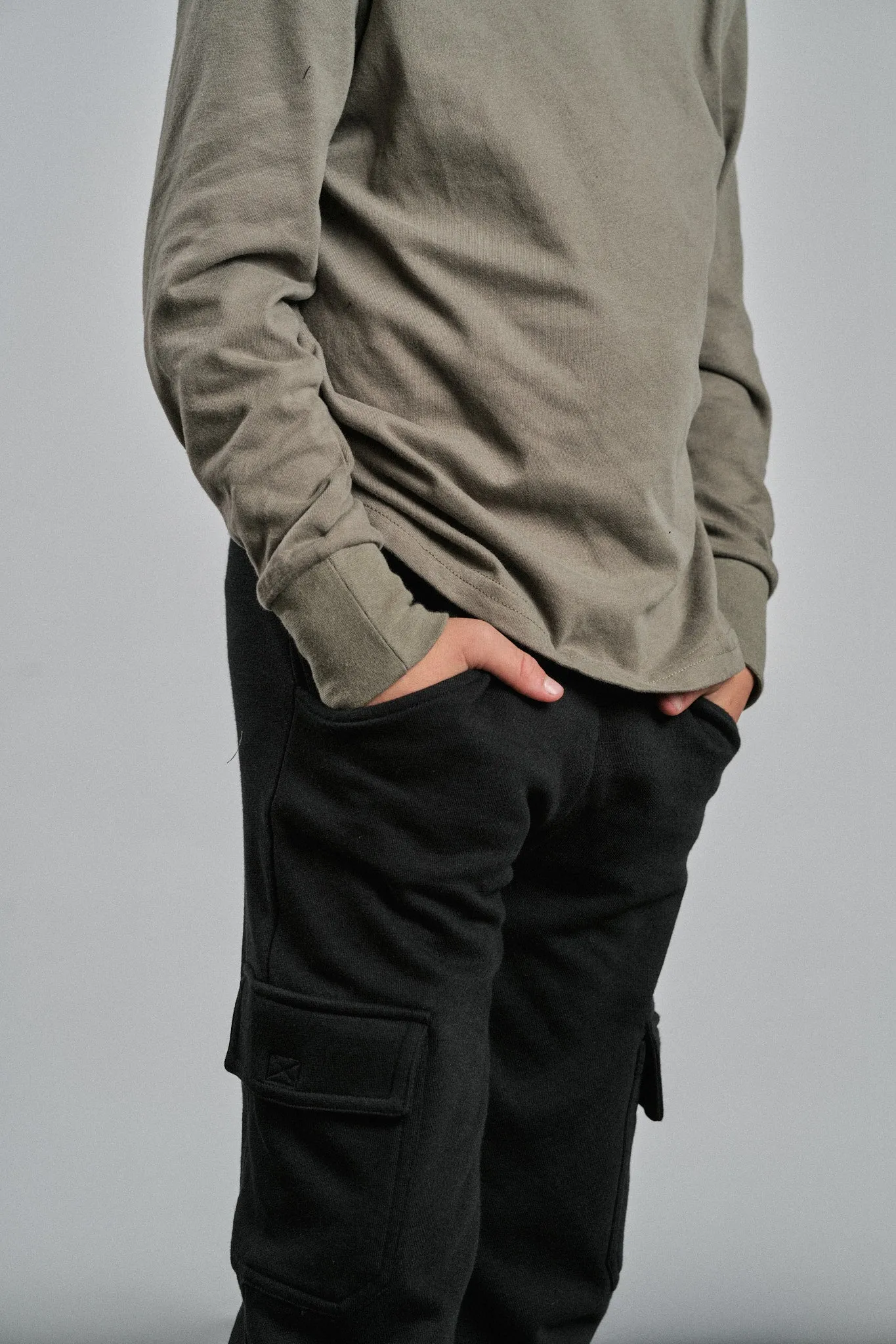 Little Bipsy Cargo Joggers - Black