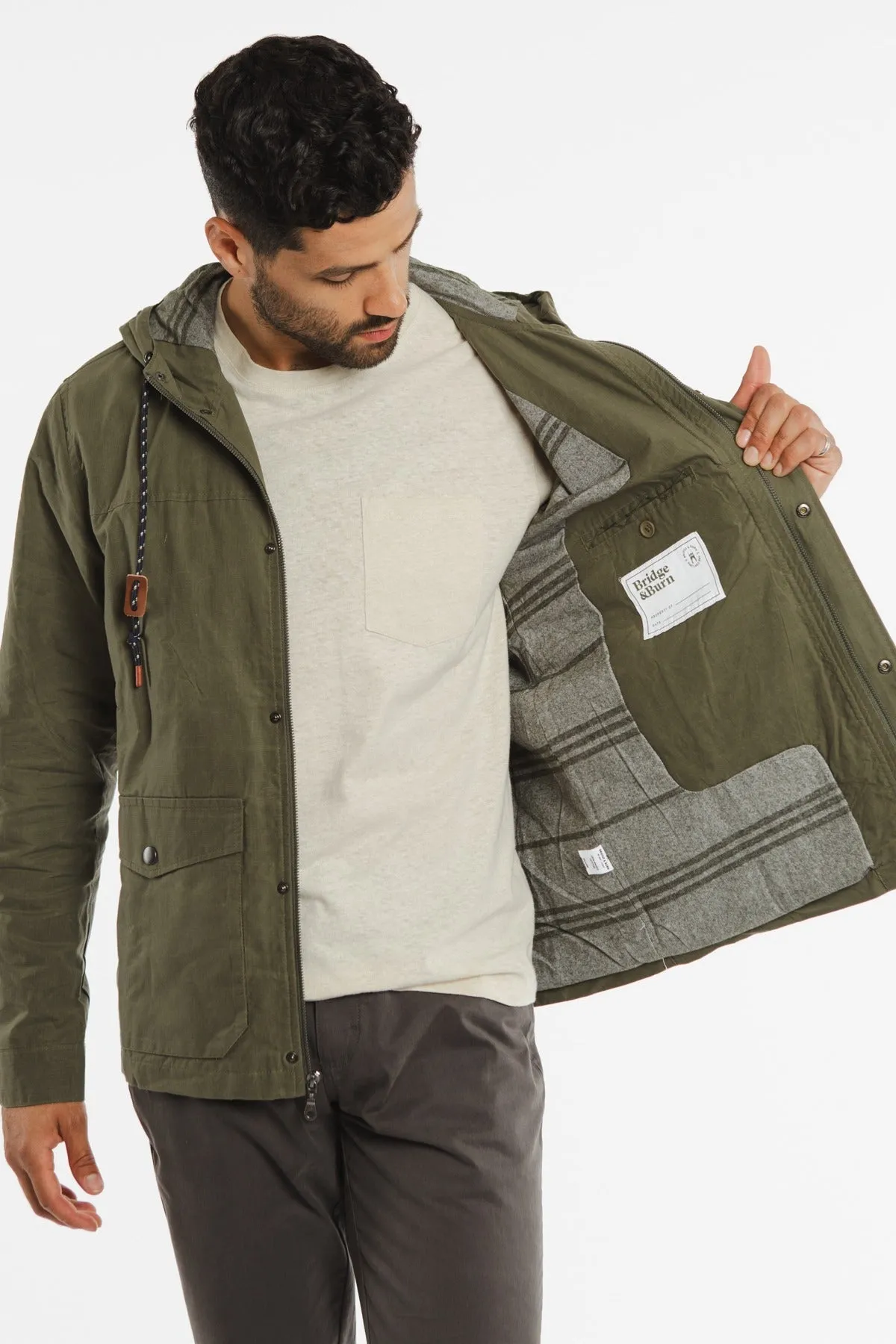 Marshall Jacket / Olive Waxed Ripstop (old)