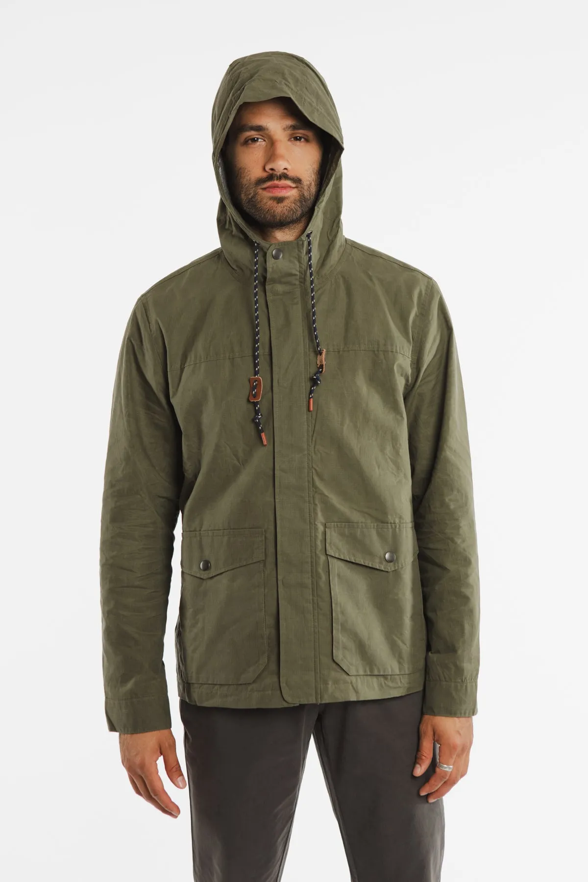 Marshall Jacket / Olive Waxed Ripstop (old)