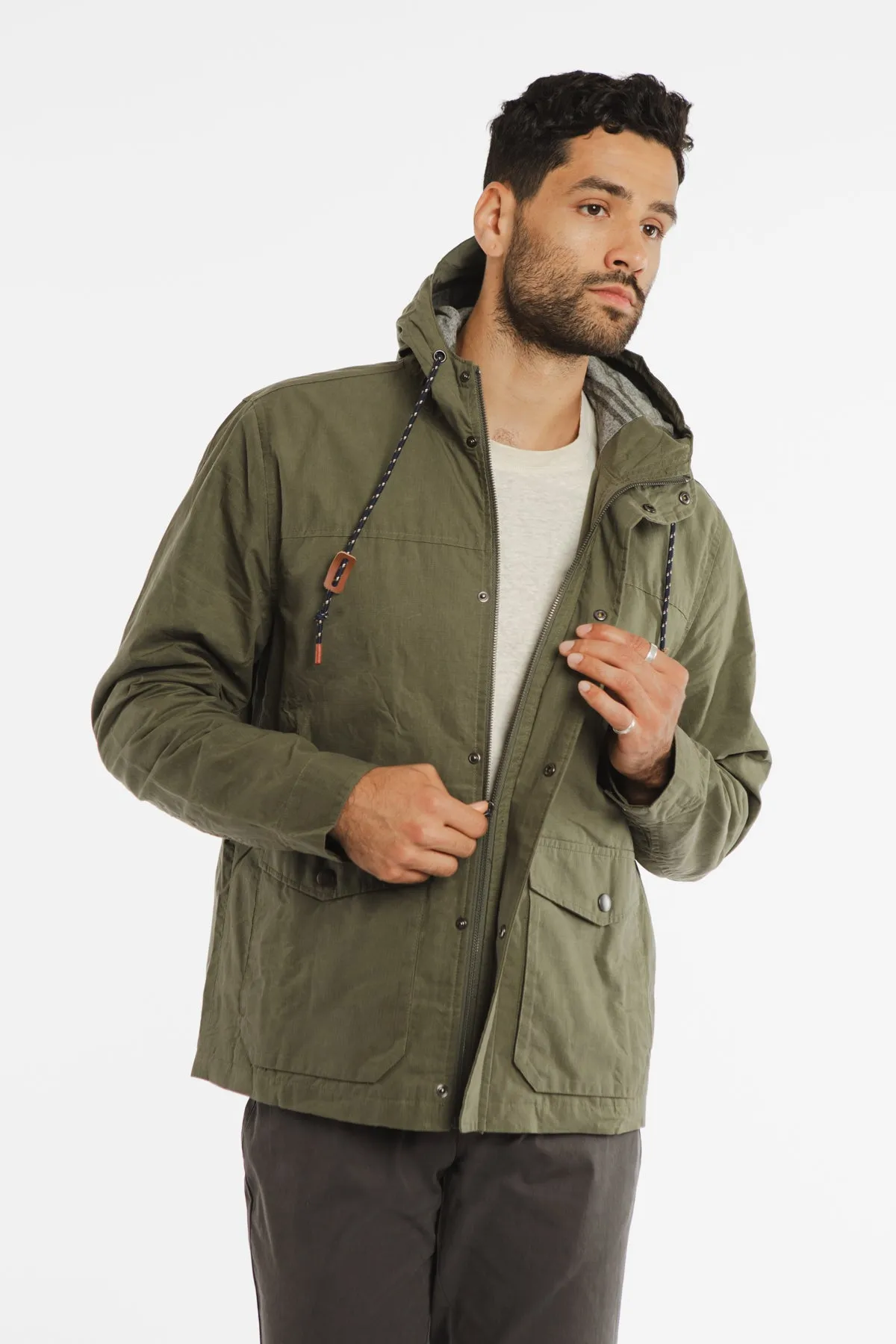 Marshall Jacket / Olive Waxed Ripstop (old)