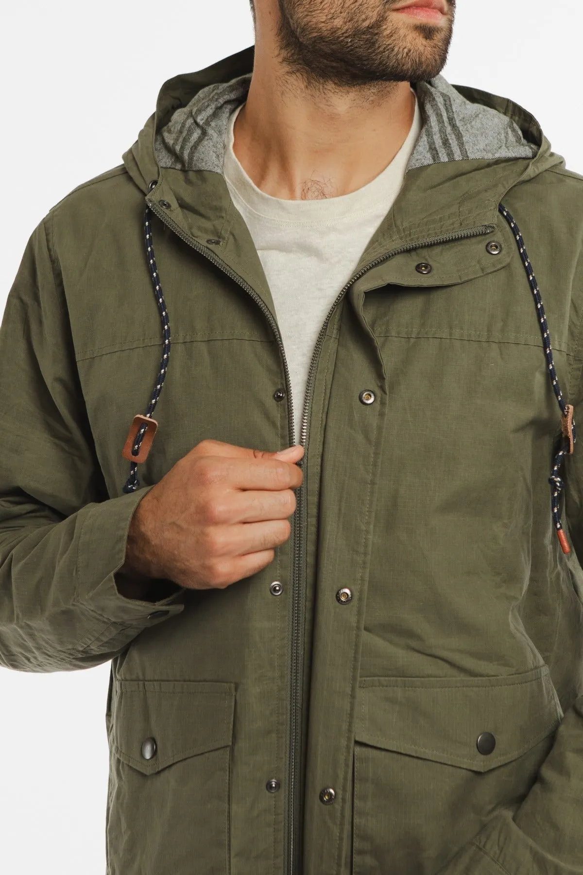 Marshall Jacket / Olive Waxed Ripstop (old)