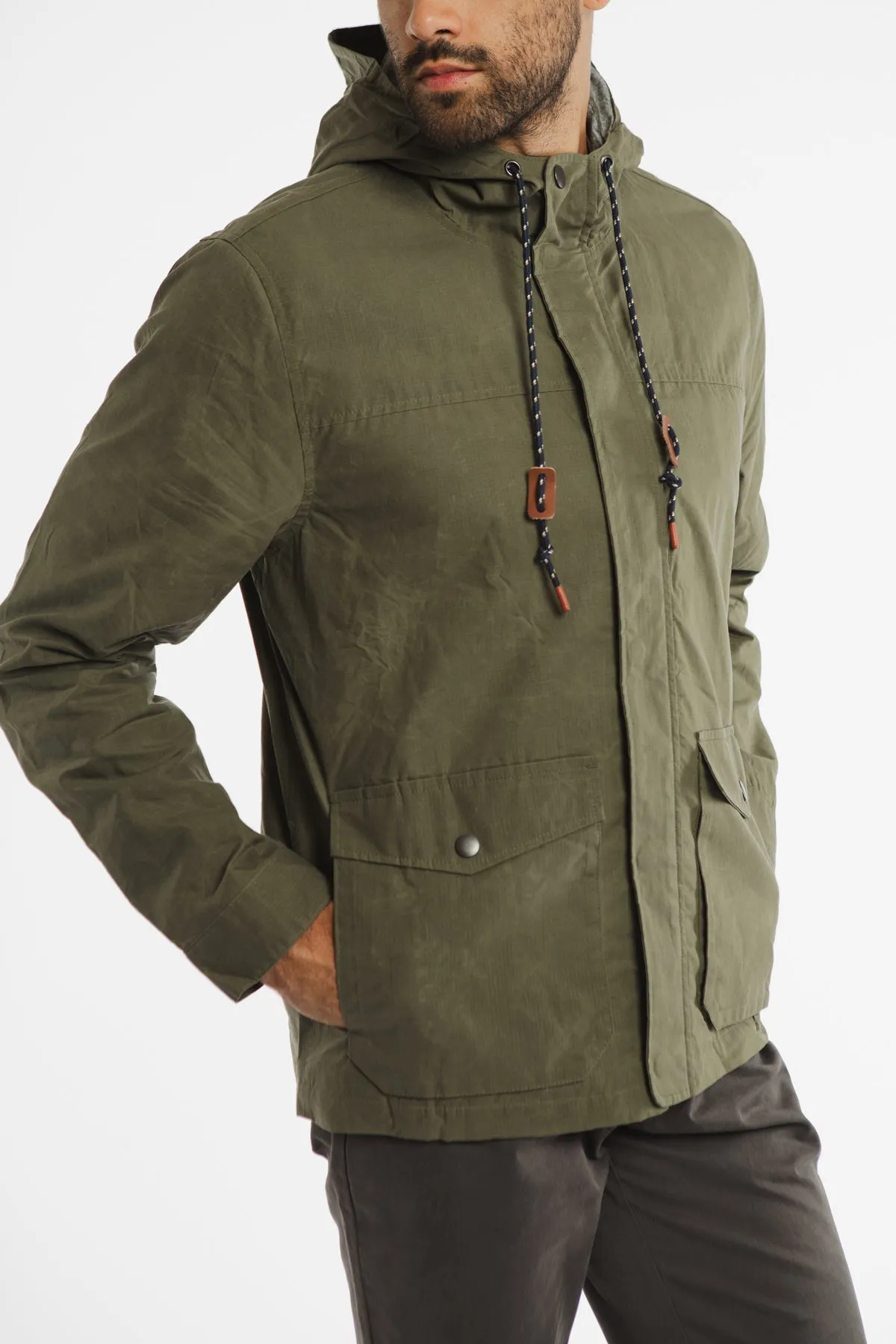 Marshall Jacket / Olive Waxed Ripstop (old)