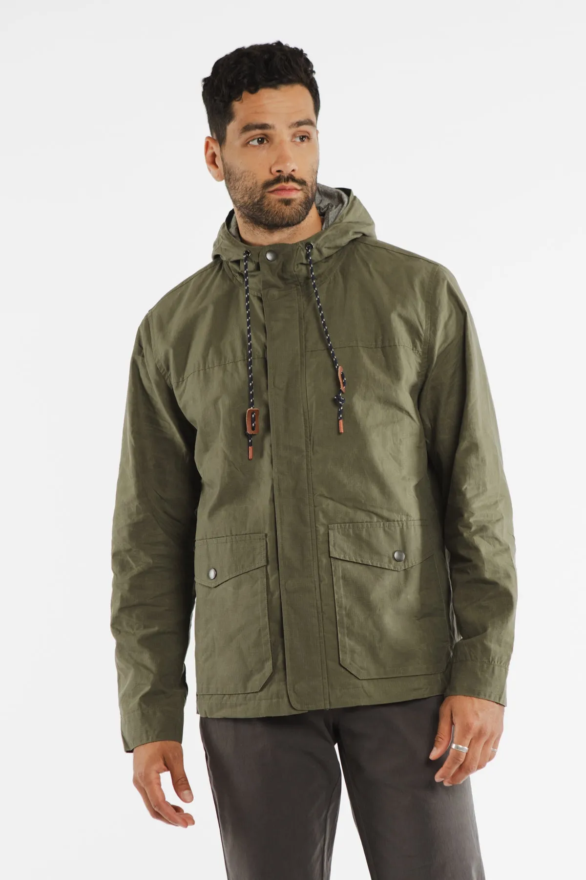 Marshall Jacket / Olive Waxed Ripstop (old)