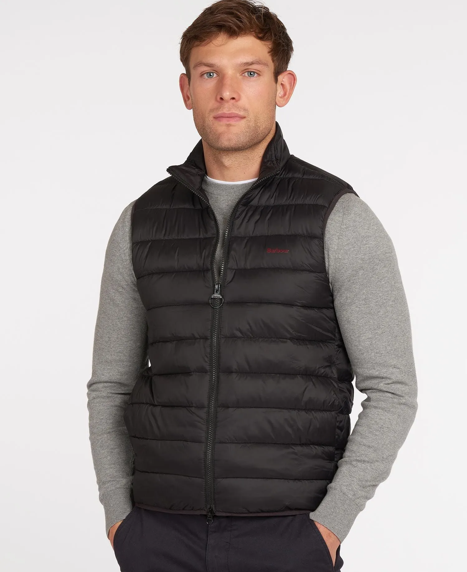 MENS BARBOUR BRETBY GILET - BLACK