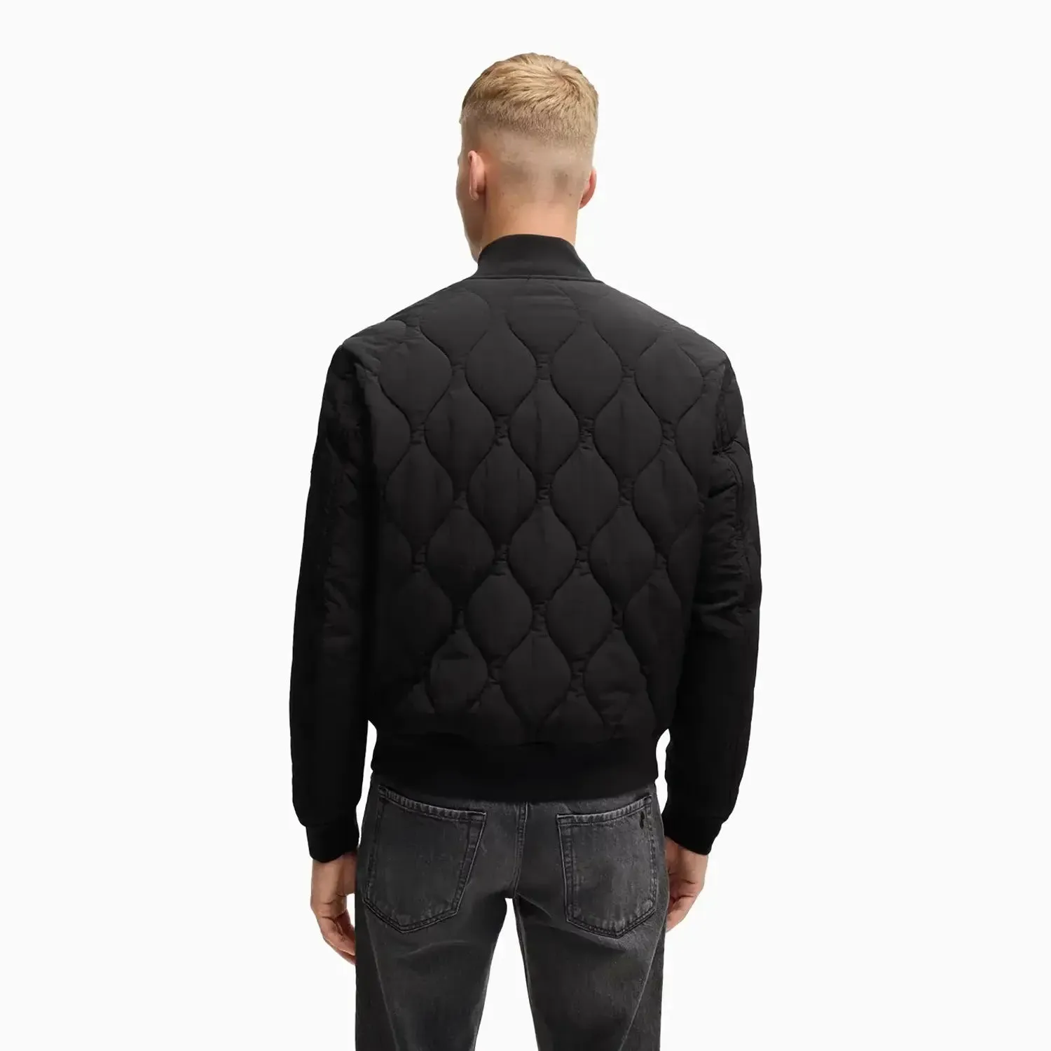 Men's Water Repellent Jacket With Onion Quilting